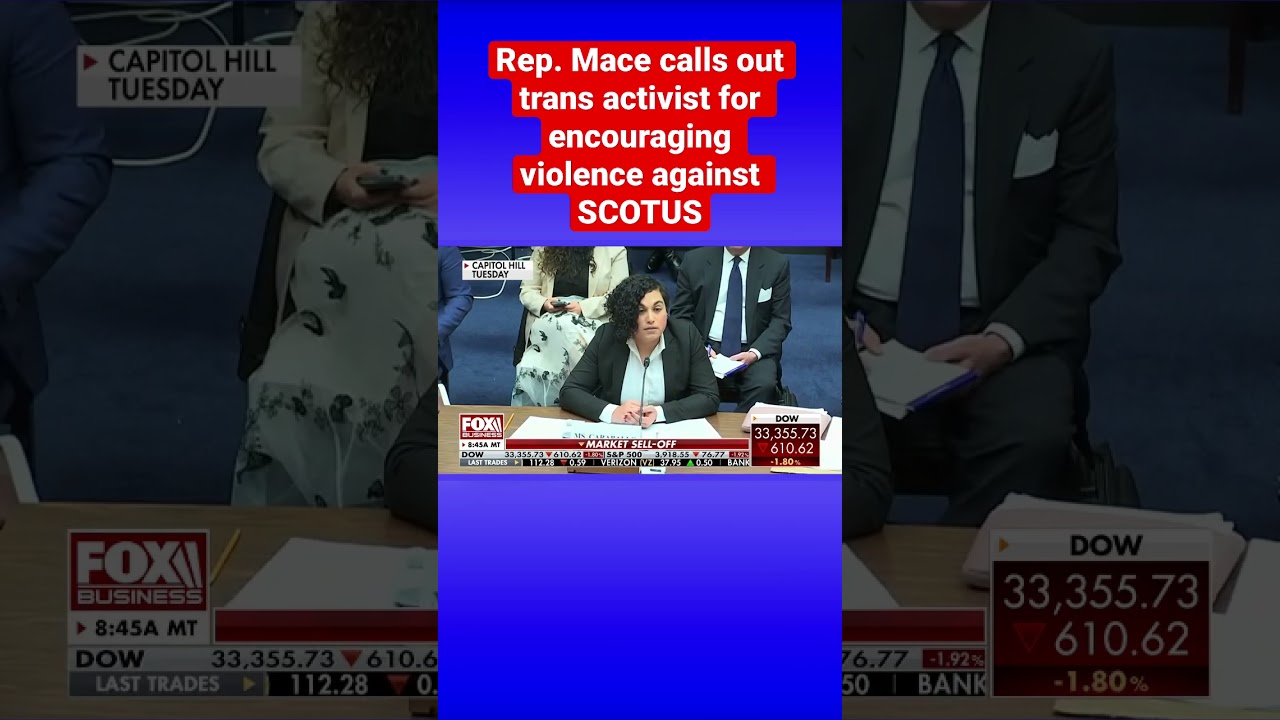 Rep. Nancy Mace Confronts Trans Activist Over Extreme Tweets #shorts ...